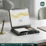تقویم رومیزی مدل لاکچری | هدیه تبلیغاتی ارزان لوکس - تصویر 2
